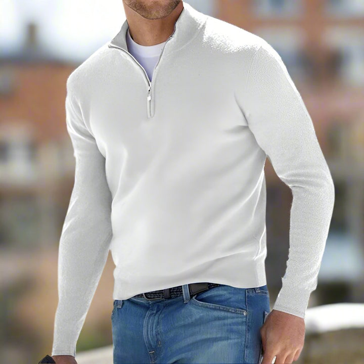 Renzino | Stylish Zip-Up Sweater - Lisa New York