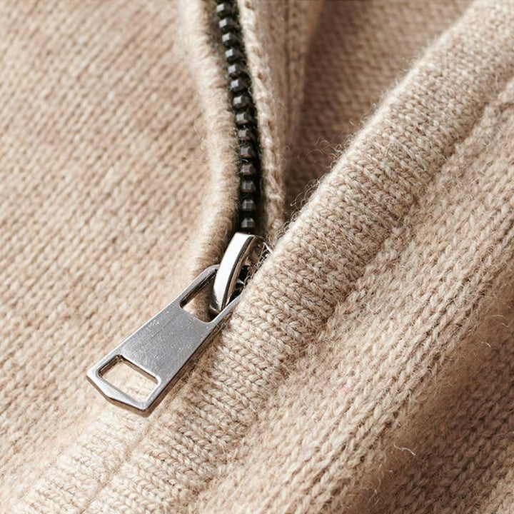 Renzino | Stylish Zip-Up Sweater - Lisa New York