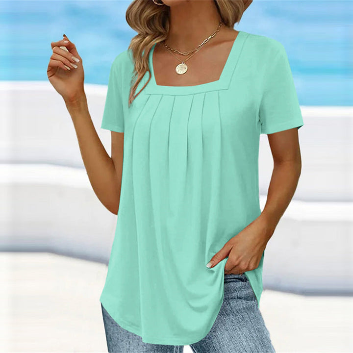 Brenda™ | Elegant Pleated Blouse - Lisa New York