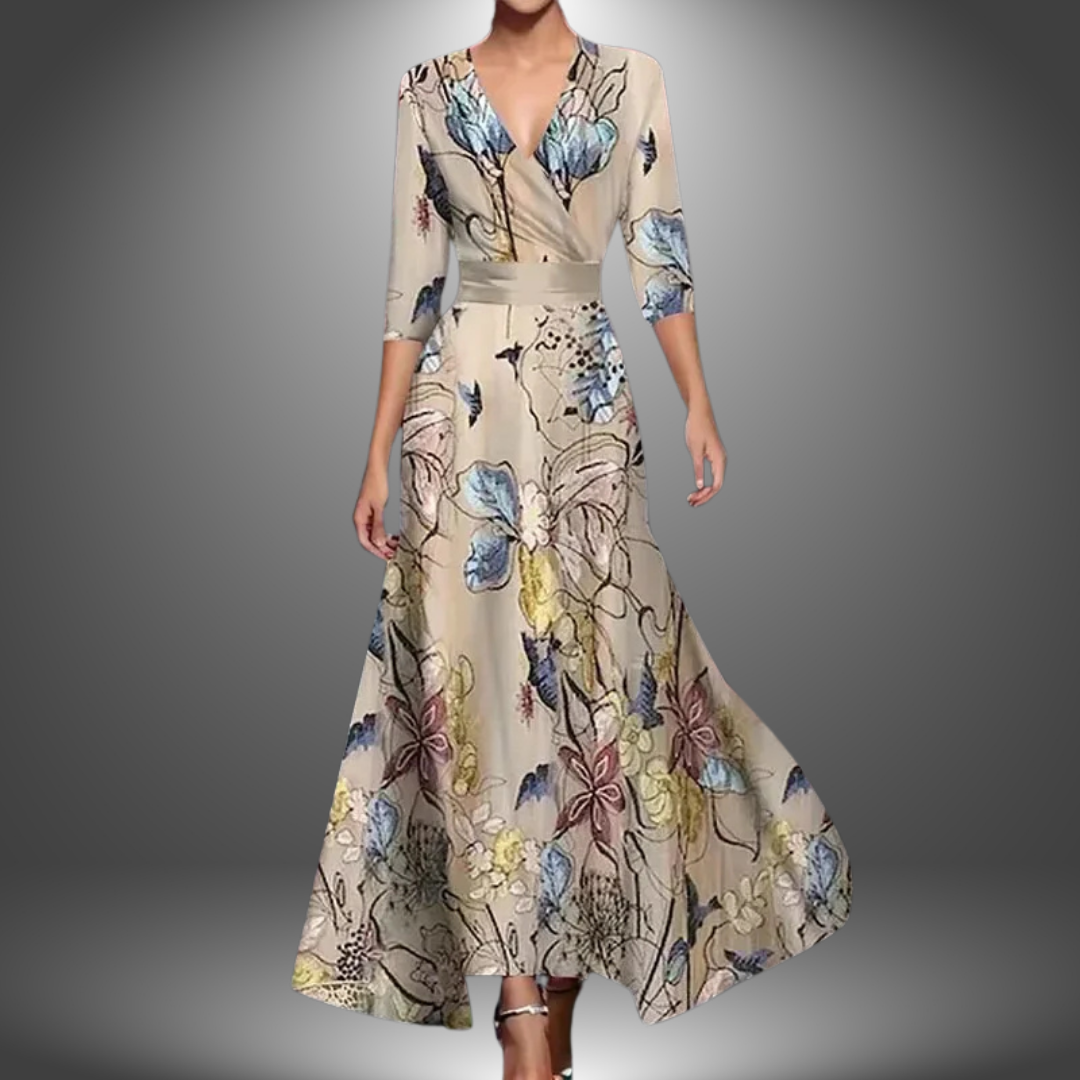 Ada | Stylish Floral Maxi Dress - Lisa New York