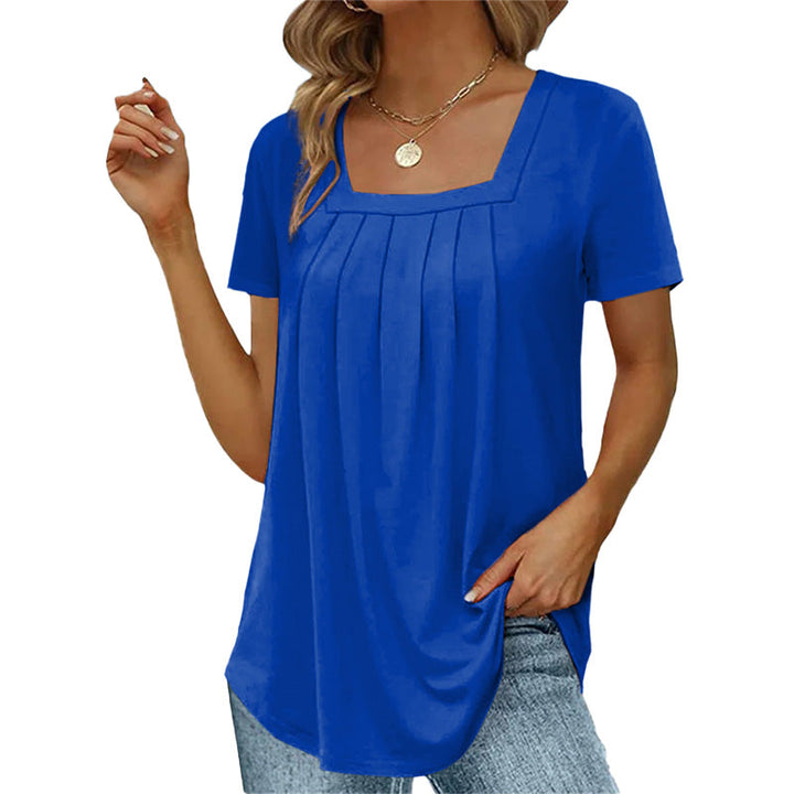 Brenda™ | Elegant Pleated Blouse - Lisa New York
