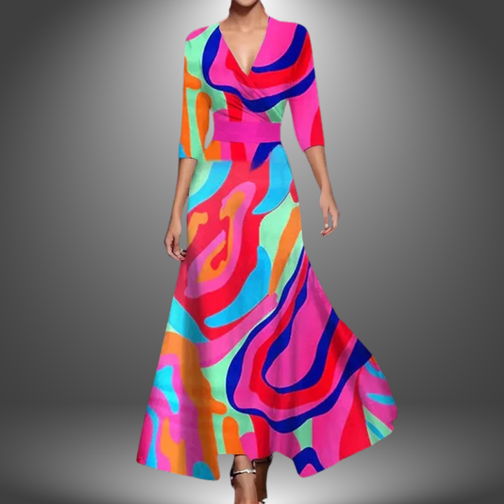 Ada | Stylish Floral Maxi Dress - Lisa New York