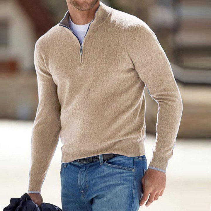 Renzino | Stylish Zip-Up Sweater - Lisa New York