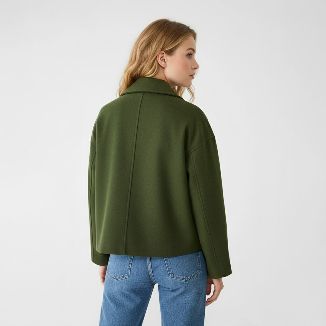 Women’s Double-Breasted Peacoat Jacket