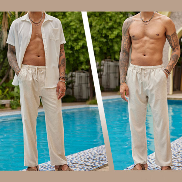 Mario | Stylish Relaxed-Fit Drawstring Pants - Lisa New York