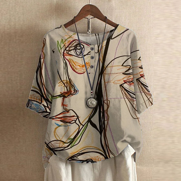 Anya™ | Retro-Inspired Blouse - Lisa New York