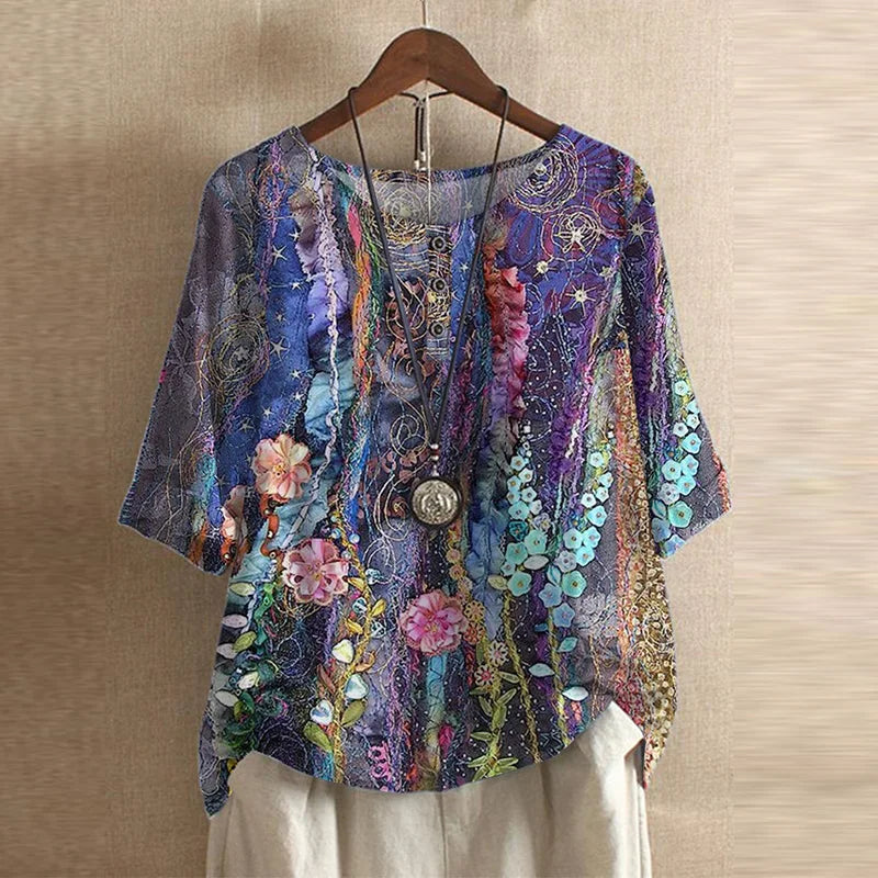 Anya™ | Retro-Inspired Blouse - Lisa New York