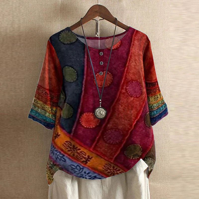 Anya™ | Retro-Inspired Blouse - Lisa New York