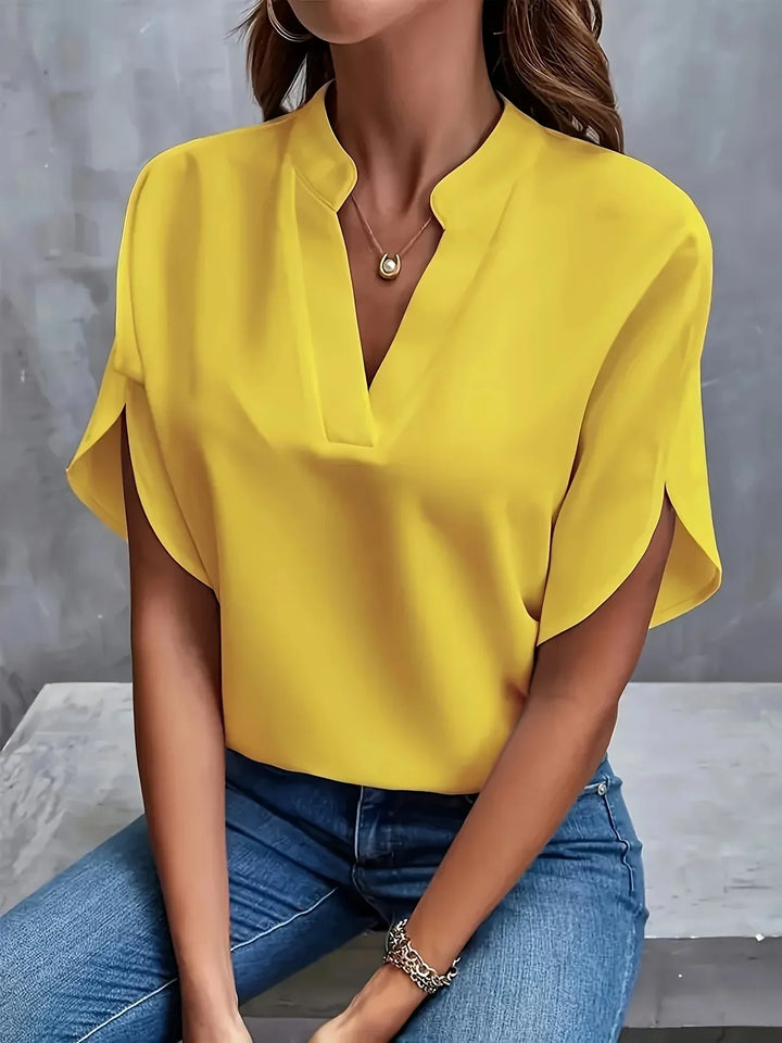 Thalia™ | Sophisticated Blouse with Tailored Design - Lisa New York