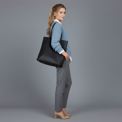 Women’s Sweater with Collar and Long Sleeves