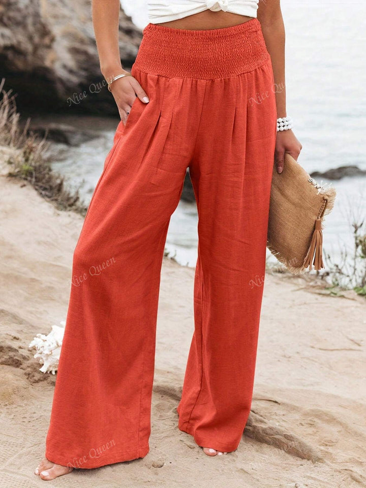 Women's Wide Leg Pants-Lisa New York