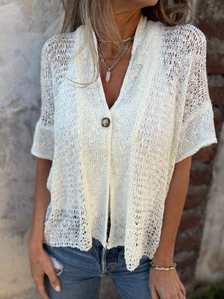 Barbara™ | Elegant Textured Top - Lisa New York