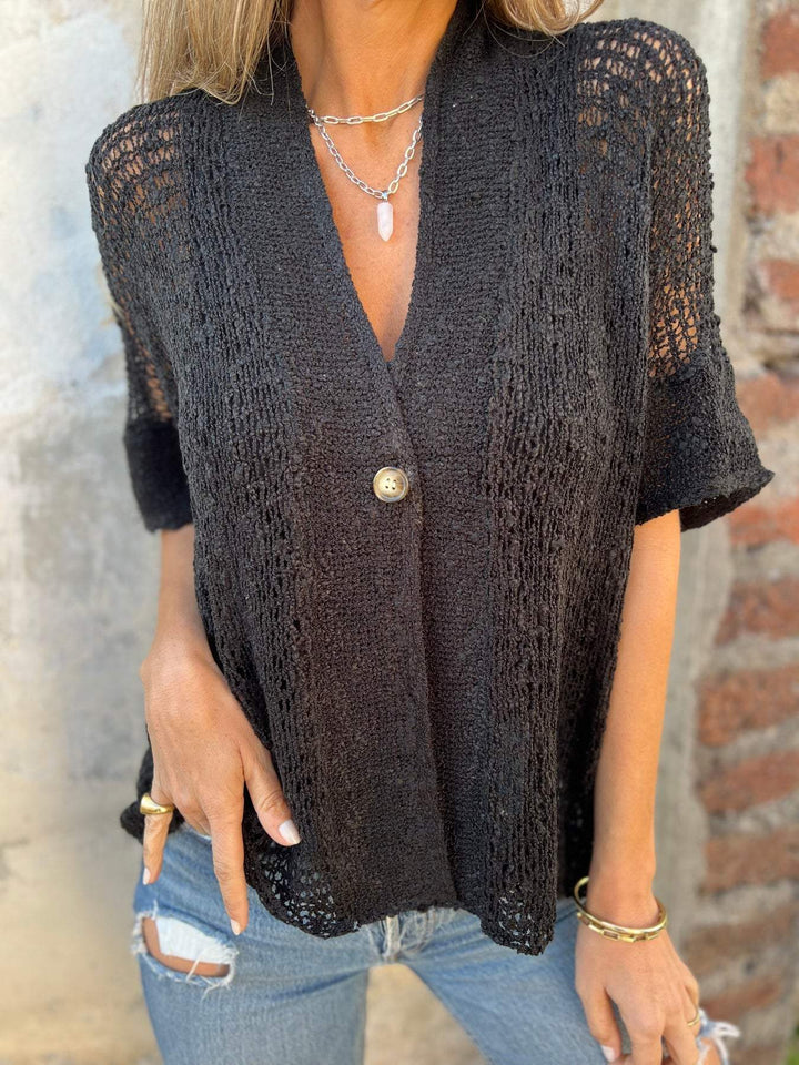 Barbara™ | Elegant Textured Top - Lisa New York